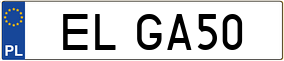 Truck License Plate